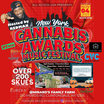 Event 2024 New York Cannabis Awards Music Festival & Big Apple Growers Showcase