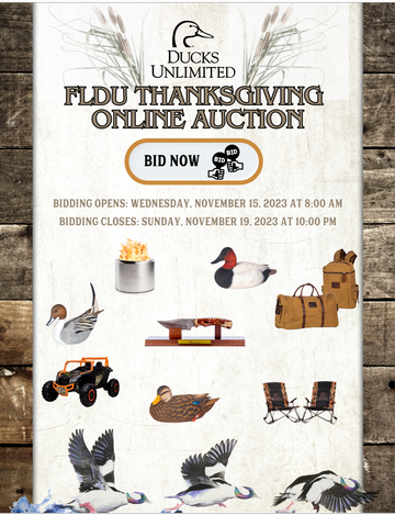 Event FLDU Thanksgiving Online Auction 