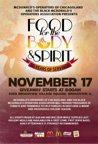 Event Food for the Body and Spirit Community Giveaway