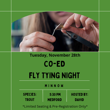 Event SOWOTF Co-Ed Fly Tying Night