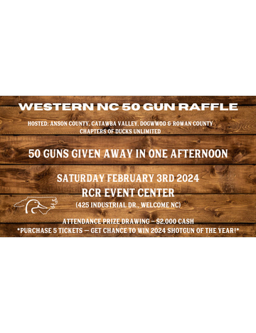 Event Dogwood 50 Gun Raffle