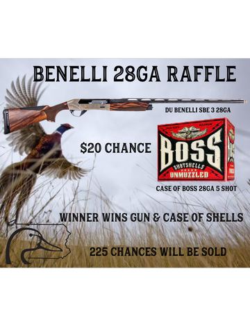 Event PA DU Benelli 28 Ga & Boss Shells Raffle