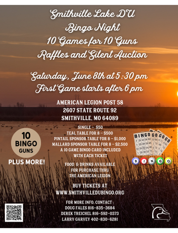 Event Smithville Lake Sportsman's Bingo Night