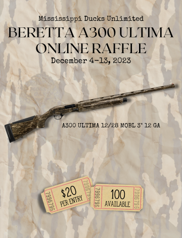 Event MSDU Beretta A300 Bottomlands Online Raffle