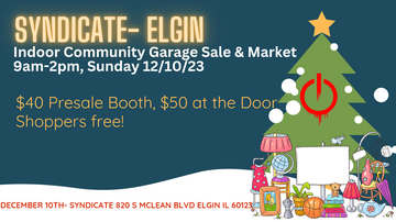 Event Indoor Community Garage Sale & Market