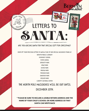 Event Letters to Santa North Pole Mailboxes