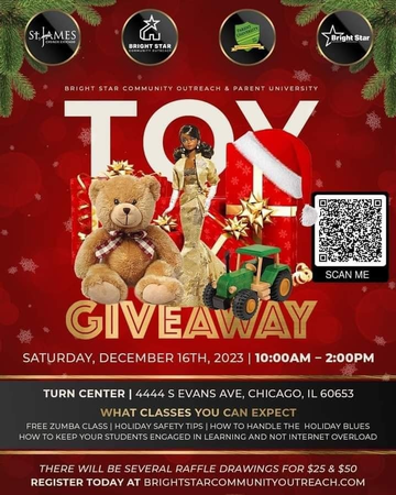 Event Bright Star Community Outreach Toy Giveaway