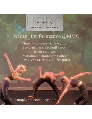 Event Hanna Q Dance Company  Winter Performance @MMC