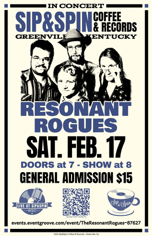 Event The Resonant Rogues Live @ Sip&Spin