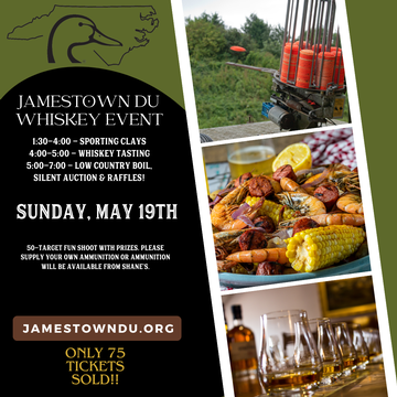 Event Jamestown DU Spring Whiskey Tasting
