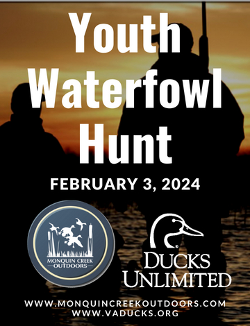 Event Youth Waterfowl Hunt with Monquin Creek Outdoors