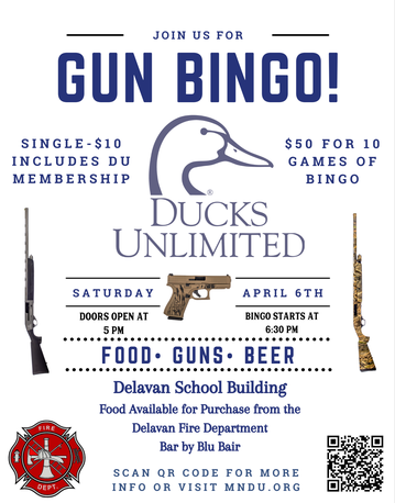 Event Delavan Gun Bingo