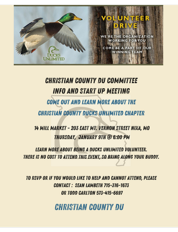Event Christian County Info and Start Up Meeting