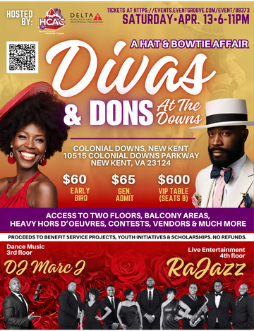 Event Divas & Dons at the Downs "A Hat & Bowtie Affair"