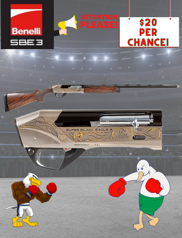 Event Ohio DU Benelli SBE3 SOY Raffle