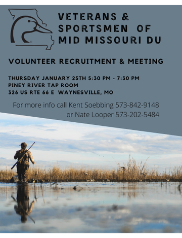 Event Veterans and Sportsmen Volunteer Recruitment