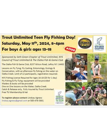 Event Seth Green Trout Unlimited Teen Fishing Day