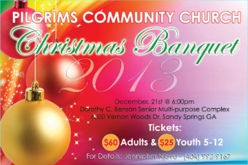 Event Pilgrims Community Church Christmas Banquet