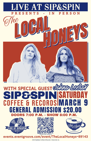 Event The Local Honeys with Johno Leeroy Live @ Sip&Spin