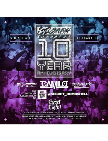 Event Presidents Day Weekend Brunch Exchange 10 Year Anniversary DJ Camilo Live At Casa De Lobo