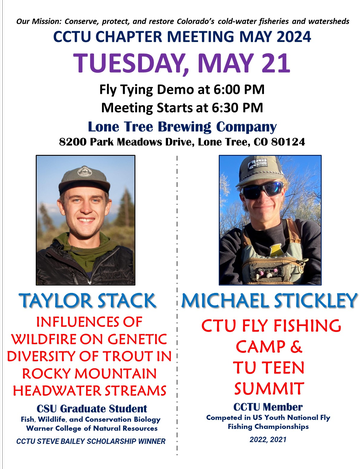 Event Taylor Stack & Michael Stickley - May 2024 CCTU Meeting