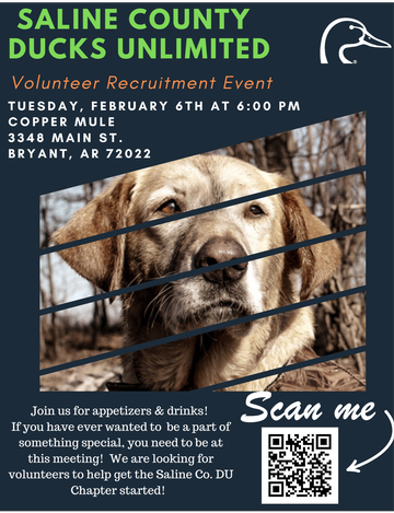 Event Saline Co. Ducks Unlimited Volunteer Recruitment Meeting