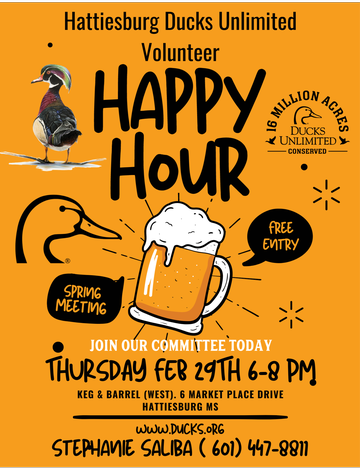 Event Hattiesburg Volunteer "Happy Hour"