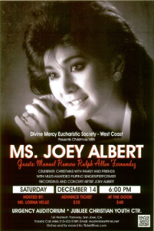 Event CHRISTMAS WITH MS. JOEY ALBERT