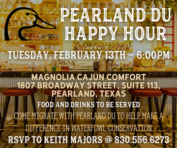 Event Pearland Ducks Unlimited Happy Hour