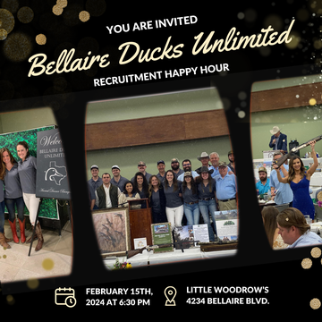 Event Bellaire Ducks Unlimited Recruitment Happy Hour