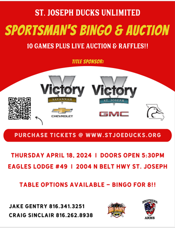 Event St. Joseph Sportsman's Bingo & Auction