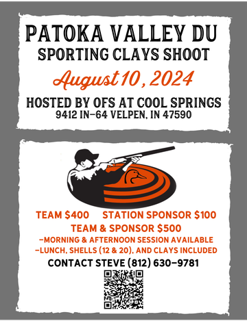 Event Patoka Valley Ducks Unlimited Sporting Clay Shoot