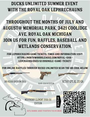 Event Ducks Unlimited, Royal Oak Leprechauns, Summer Event