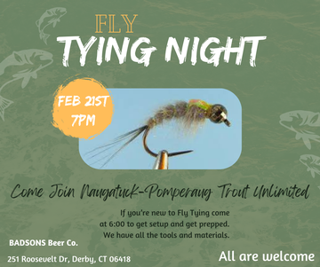 Event NPTU February Fly Tying at Badsons Brewery 