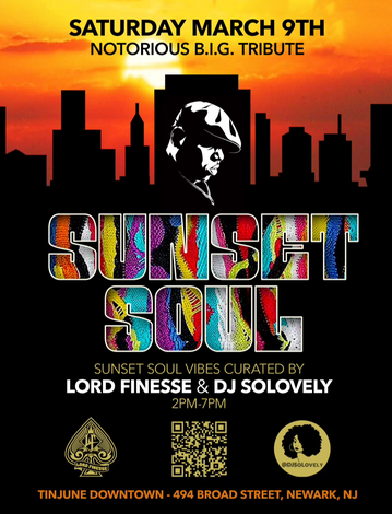 Event SUNSET SOUL NOTORIOUS BIG TRIBUTE!
