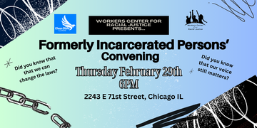 Event Formerly Incarcerated Persons Convening