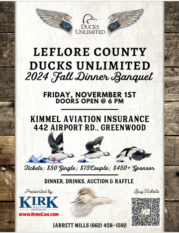 Event Leflore County Banquet presented by Kirk Auto: Greenwood