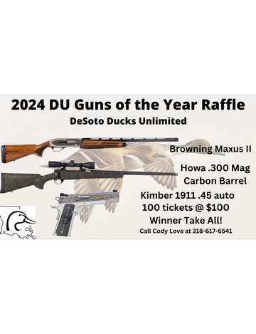 Event DeSoto 2024 Guns of the Year Raffle