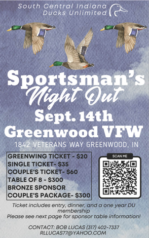 Event South Central Ducks Unlimited Sportsman's Night Out