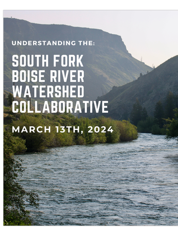 Event Ted Trueblood Chapter Meeting, 6:30pm social, 700 pm program- "South Fork Boise River"