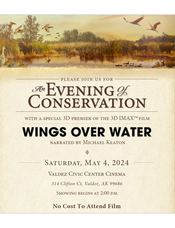 Event Wings Over Water Film at the AK DU State Convention