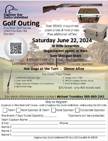 Event Saginaw Bay Chapter Golf Tournament