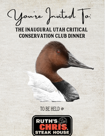 Event Utah Critical Conservation Club Dinner