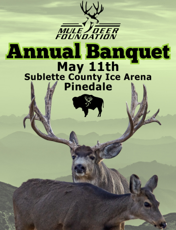 Event Pinedale Chapter Banquet - Mule Deer Foundation