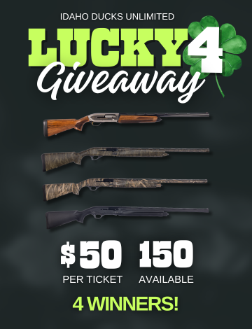 Event IDAHO DU LUCKY 4 GIVEAWAY