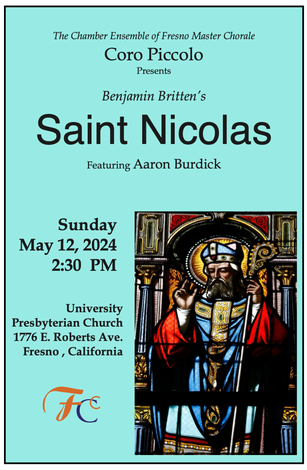 Event Saint Nicolas by Benjamin Britten