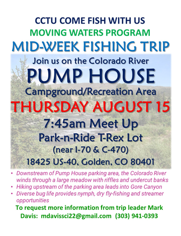 Event CCTU Moving Waters - Mid-Week Fishing Trip