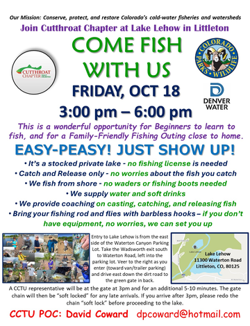 Event CCTU Come Fish with Us at Lake Lehow