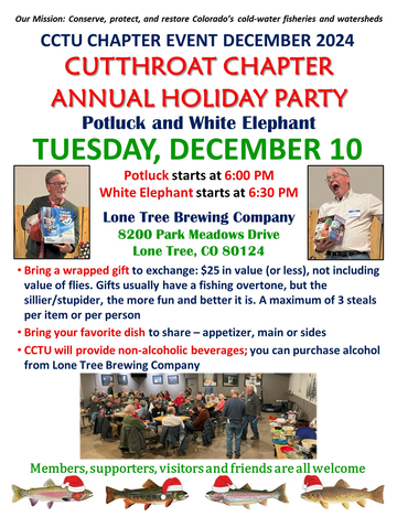 Event CCTU Holiday Party - December 2024 CCTU Meeting