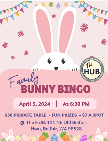 Event Bunny BINGO at The HUB